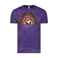Cloud Purple melanin rainbow Vintage Tee - OliviaCreatesArt