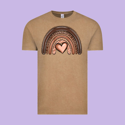 Melanin Rainbow Vintage Tee Designed By Oliviacreatesart