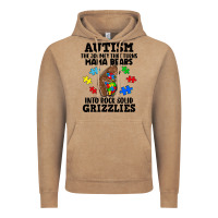 Vintage Coffee Autism grizzlies Vintage Hoodie - FaDigitalArtStudio