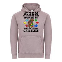 Vintage Zinc Autism grizzlies Vintage Hoodie - FaDigitalArtStudio
