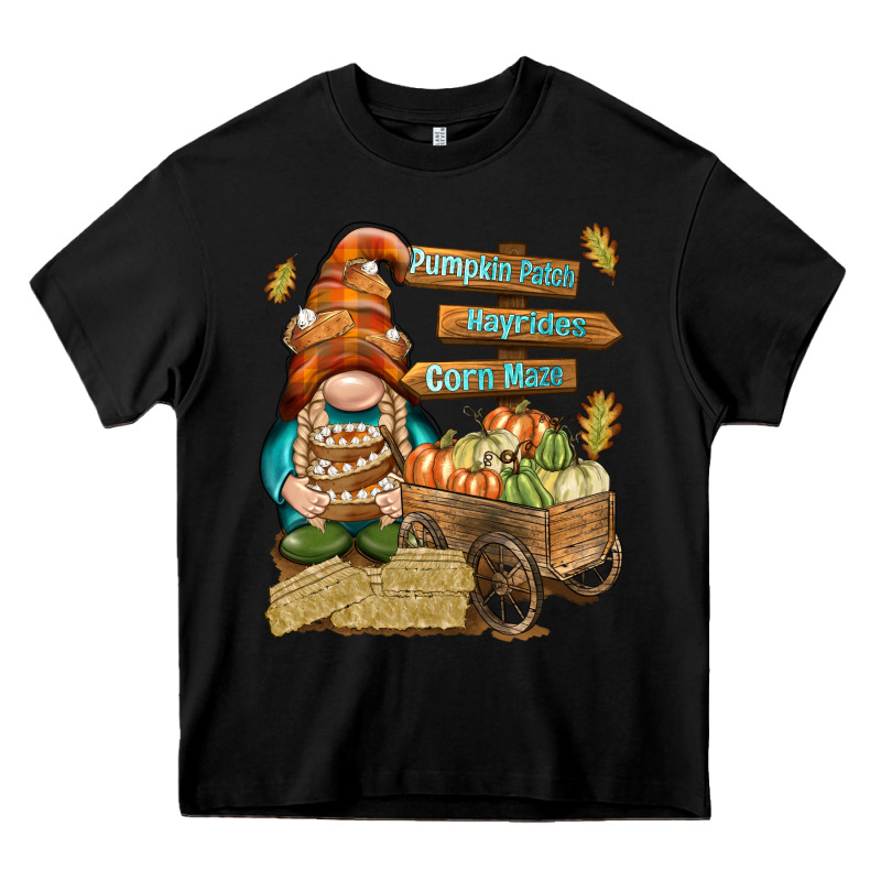 Pumpkin Patch Hayrides And Corn Maze Heavy Core Tee by NancyCooperArtShop | Teevron
