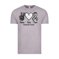 Vintage Zinc Peace Love Cure Carcinoid Cancer Vintage Tee - Jasminsmagicworld