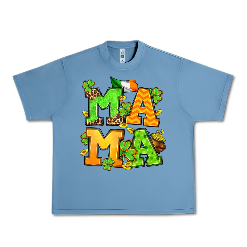 St. Patrick's Day Mama Urban Heavy Tee by OliviaCreatesArt | Teevron