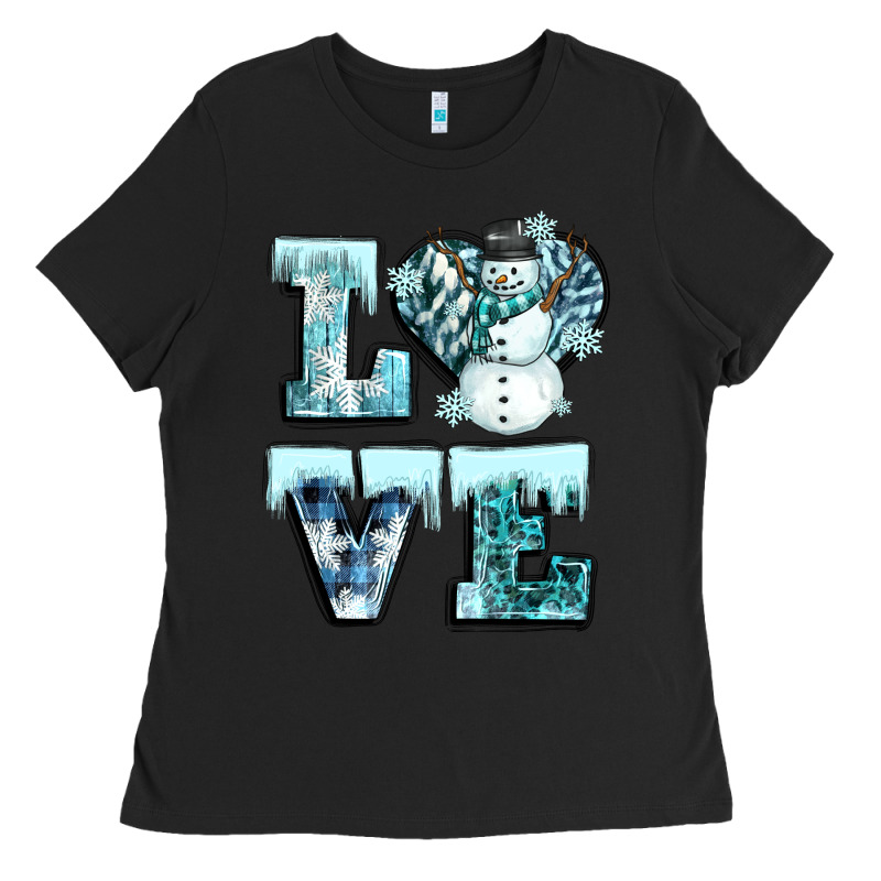 Love Winter Ladies Tee by CowGirlArtShop | Teevron