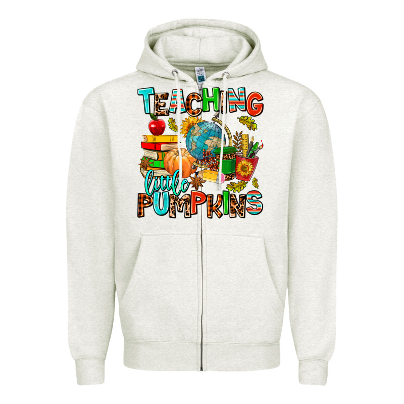 Christmas Jolly Teachers Zipper Hoodie by AdoDesignShop | Teevron