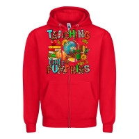 Red christmas jolly teachers Zipper Hoodie - AdoDesignShop