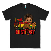 Black i am black history black boy peekaboo juneteenth Classic Tee - CowGirlArtShop