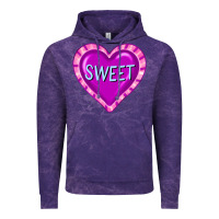 Cloud Purple valentine's day hearts Vintage Hoodie - FaDigitalArtStudio