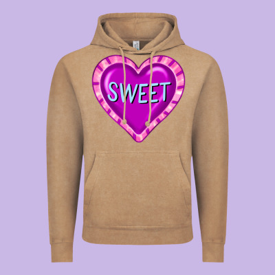 Valentine's Day Hearts Vintage Hoodie Designed By Fadigitalartstudio