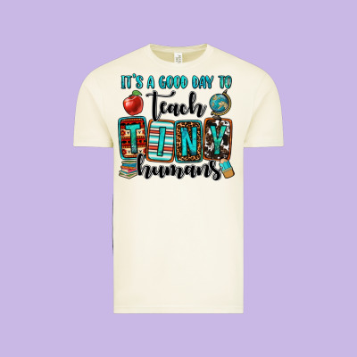 It's A Good Day To Teach Tiny Humans Vintage Tee Designed By Oliviacreatesart