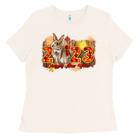 Bone chinese new year 2023 rabbit year Ladies Tee - CowGirlArtShop