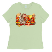 Matcha chinese new year 2023 rabbit year Ladies Tee - CowGirlArtShop