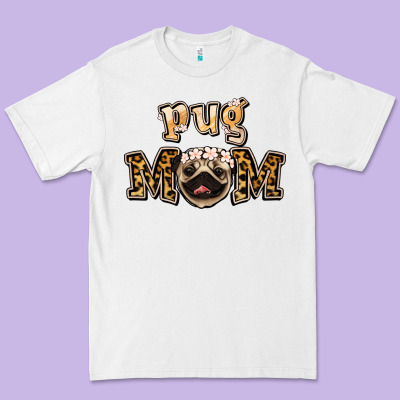Pug Mom Premium Tee Designed By Jasminsmagicworld