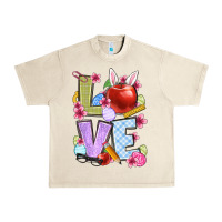Sandshell Easter love Teacher Urban Heavy Tee - OliviaCreatesArt