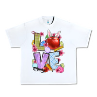 White Easter love Teacher Urban Heavy Tee - OliviaCreatesArt