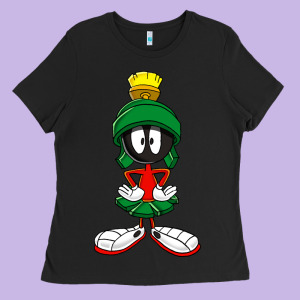 Marvin The Martian Ladies Tee Designed By Baomotion