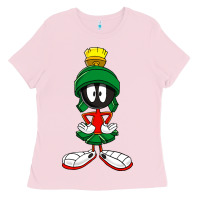 Bubblegum Pink marvin the martian Ladies Tee - baoMotion