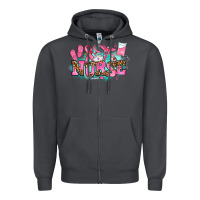 Smoke breast cancer nurse Zipper Hoodie - AdoDesignShop