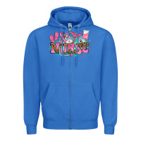 True Royal breast cancer nurse Zipper Hoodie - AdoDesignShop