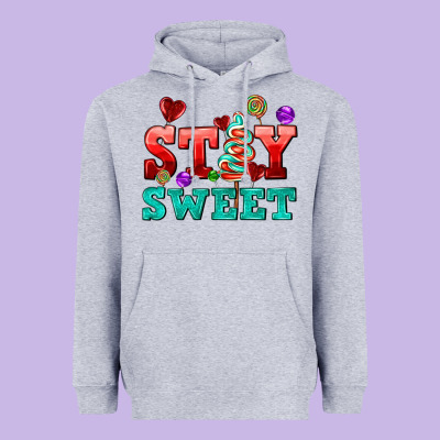 Stay Sweet Heavyweight Hoodie Designed By Adodesignshop