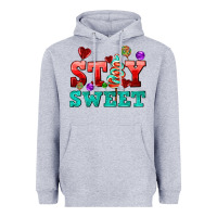 Heather Grey stay sweet Heavyweight Hoodie - AdoDesignShop
