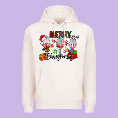 Merry Christmas Premium Hoodie Designed By Cowhidedigitalart