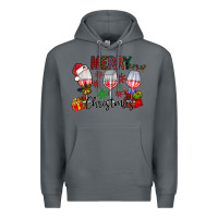 Rock Merry Christmas Premium Hoodie - CowhideDigitalArt
