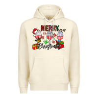 Sandshell Merry Christmas Premium Hoodie - CowhideDigitalArt