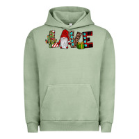 Pigment Oil Green love gnome Urban Hoodie - JahusDesignShop