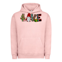 Pigment Salmon love gnome Urban Hoodie - JahusDesignShop