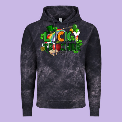 Lucky Teacher St. Patricks Day Vintage Hoodie Designed By Fadigitalartstudio