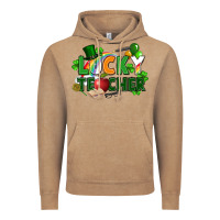 Vintage Coffee lucky teacher St. Patricks Day Vintage Hoodie - FaDigitalArtStudio