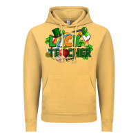 Vintage Mustard lucky teacher St. Patricks Day Vintage Hoodie - FaDigitalArtStudio