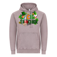 Vintage Zinc lucky teacher St. Patricks Day Vintage Hoodie - FaDigitalArtStudio