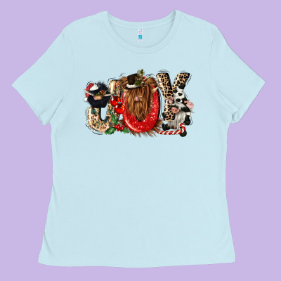 Joy Ladies Tee Designed By Cowgirlartshop