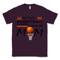 Plum My Favorite Basketball Player Calls Me Mom Classic Tee - Bettercallsaul