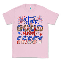 Bubblegum Pink star spangled and sassy Classic Tee - Artiststas