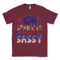 Burgundy star spangled and sassy Classic Tee - Artiststas