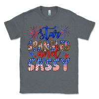 Charcoal Heather star spangled and sassy Classic Tee - Artiststas