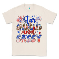 Natural star spangled and sassy Classic Tee - Artiststas