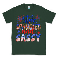 Sports Green star spangled and sassy Classic Tee - Artiststas