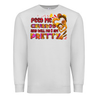 Dove Grey feed me churros and tell me i am pretty Premium Sweatshirt - AdoDesignShop