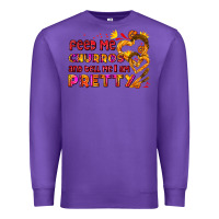 Purple feed me churros and tell me i am pretty Premium Sweatshirt - AdoDesignShop
