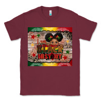 Burgundy i am black history Classic Tee - CowGirlArtShop