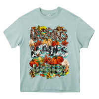 Leaves Lattes Fall Pumpkin Heavy Core Tee | Teevron