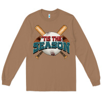 Toasted Coconut 'tis the season baseball Long Sleeve Tee - FaDigitalArtStudio