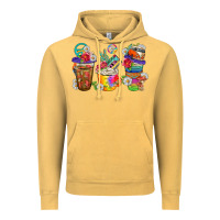 Vintage Mustard hippie coffee cups bbs Vintage Hoodie - BundleAndBundleShop