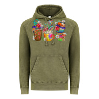 Vintage Olive hippie coffee cups bbs Vintage Hoodie - BundleAndBundleShop