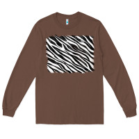 Chestnut zebra background Long Sleeve Tee - RanaPortraitStore