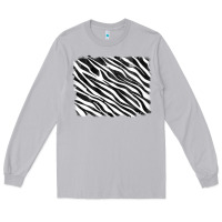 Moon Dust zebra background Long Sleeve Tee - RanaPortraitStore